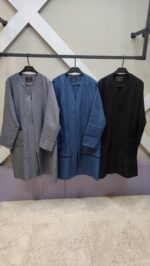 مانتو شانتون سایزبزرگ راه راه سایز 46 تا 56 - Image 2