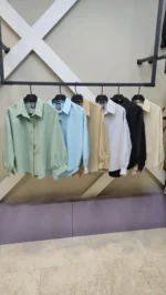 رنگبندی شومیز دخترانه پشت بلند