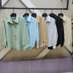 رنگبندی شومیز دخترانه پشت بلند