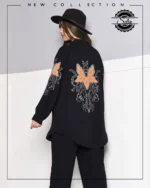 مانتو شلوار چاپ دار