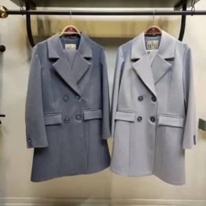 ست کامل کت و شلوار اداری دو رنگ ترک دو سایزی