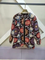 کت مخمل سوزن دوزی گلدار کد 038
