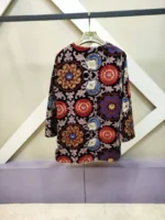 کت مخمل سوزن دوزی گلدار کد 038 - Image 3