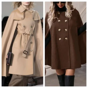 پالتو شنلی cape coat زنانه