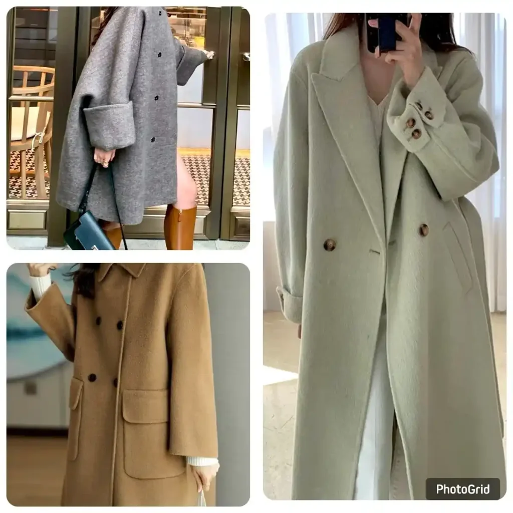 استایل کردن پالتو دخترانه اور سایز با شانه افتاده