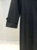 آستین فلش دار بارانی آستردار زنانه با پارچه سانتانا