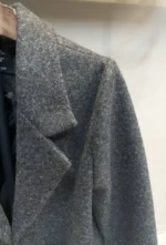 جزییات دوخت یقه کت فوتر زنانه