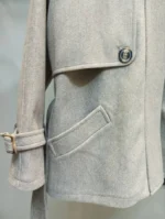 آستین و جزئیات کت فوتر استردار