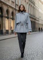 تنخور کت فوتر استردار یقه ایستاده