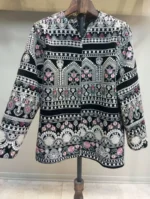 کت مشکی سوزن دوزی سنتی