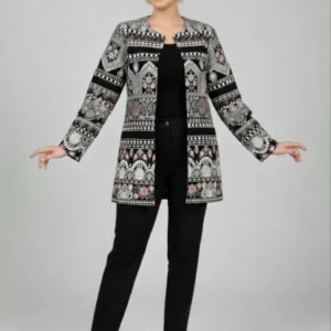 مدل تنخور کت مشکی سوزن دوزی سنتی