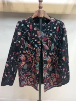 کت مشکی سوزن دوزی سنتی