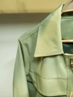 نمای یقه بارانی استردار کمر گت