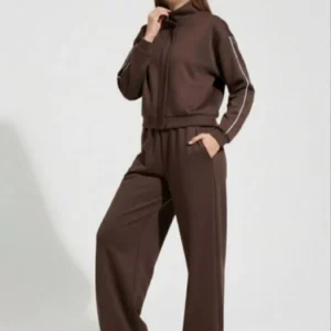 مدل سویشرت ست اسپرت اویشو قهوه ای