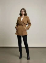 مدل تنخور بارانی کمر کش کوتاه