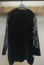 کت مخمل جواهر دوزی کد 169 - Image 5