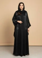 عبای زنانه ساتن زارا نگین دار کد 177