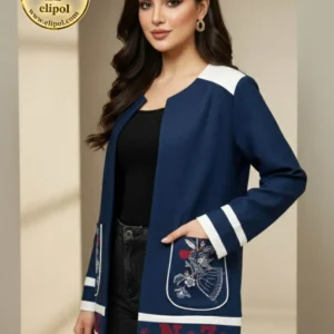 استایل کت مازراتی گلدوزی مشکی با سبک مجلسی و اسپرت