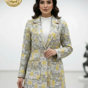 کت ژاکارد چهار سایزی در رنگبندی کد 184